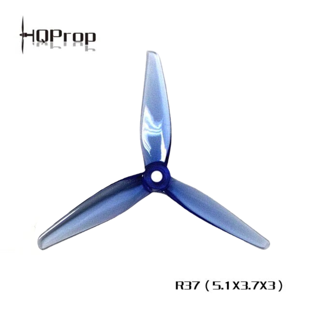 HQ Racing Prop R37 - Blue (5.1X3.7X3) (2CW+2CCW)-Poly Carbonate
