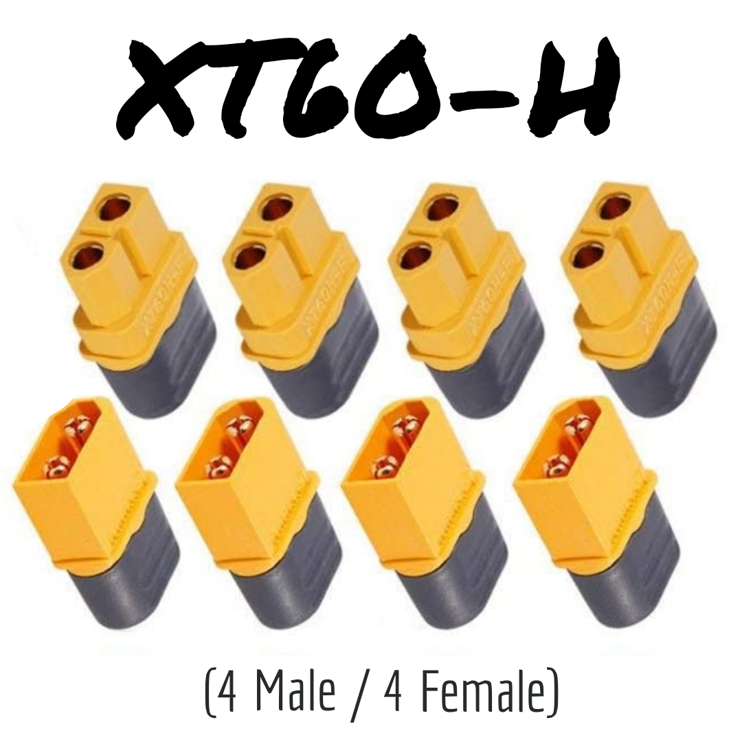 AMASS XT60H Male+Female Connector Set (4 Male + 4 Female) (8pcs)