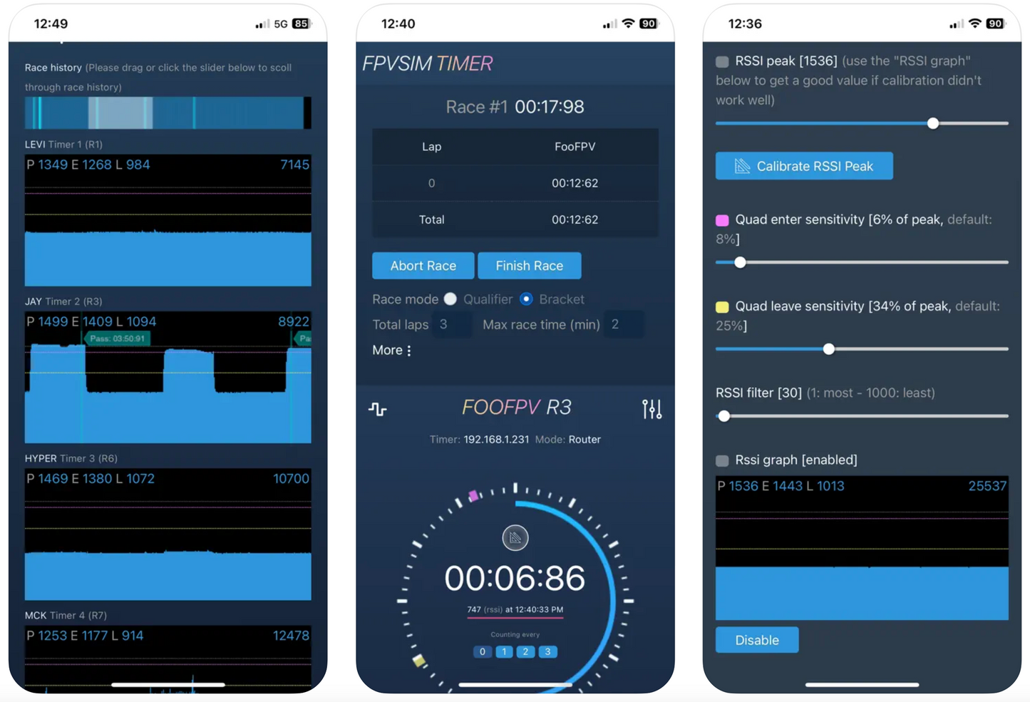 WREKD® Solo FPV Lap Timer - Choose Color