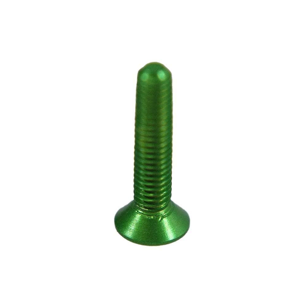 M3 7075 Aluminum Bolt, Hex, Countersunk (5pc) - Choose Size / Color
