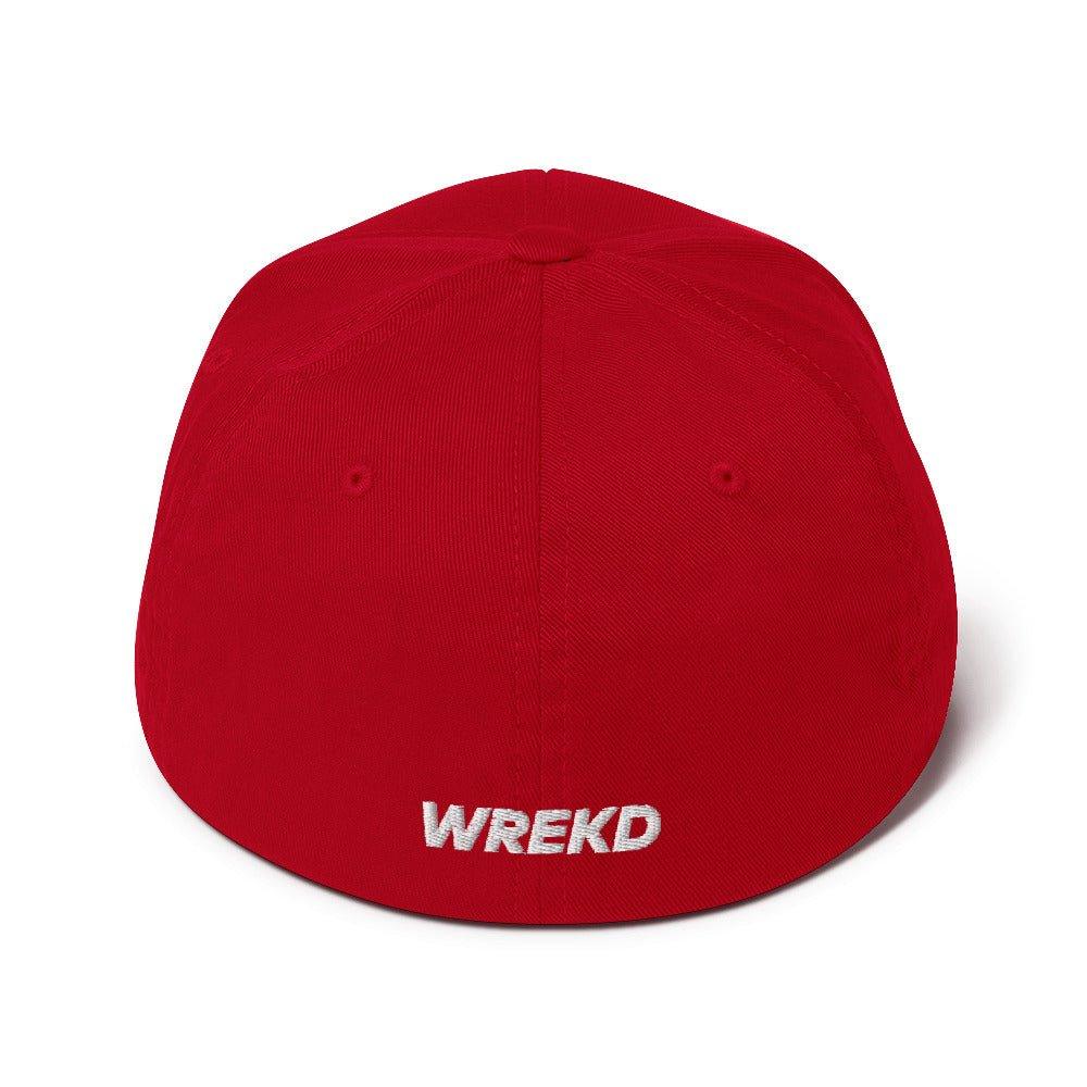 WREKD® Quad Gas "Fire Bolt" Structured Twill Cap by WREKD Co.