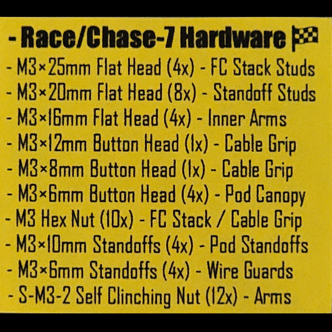 Race/Chase-7 Hardware Kit