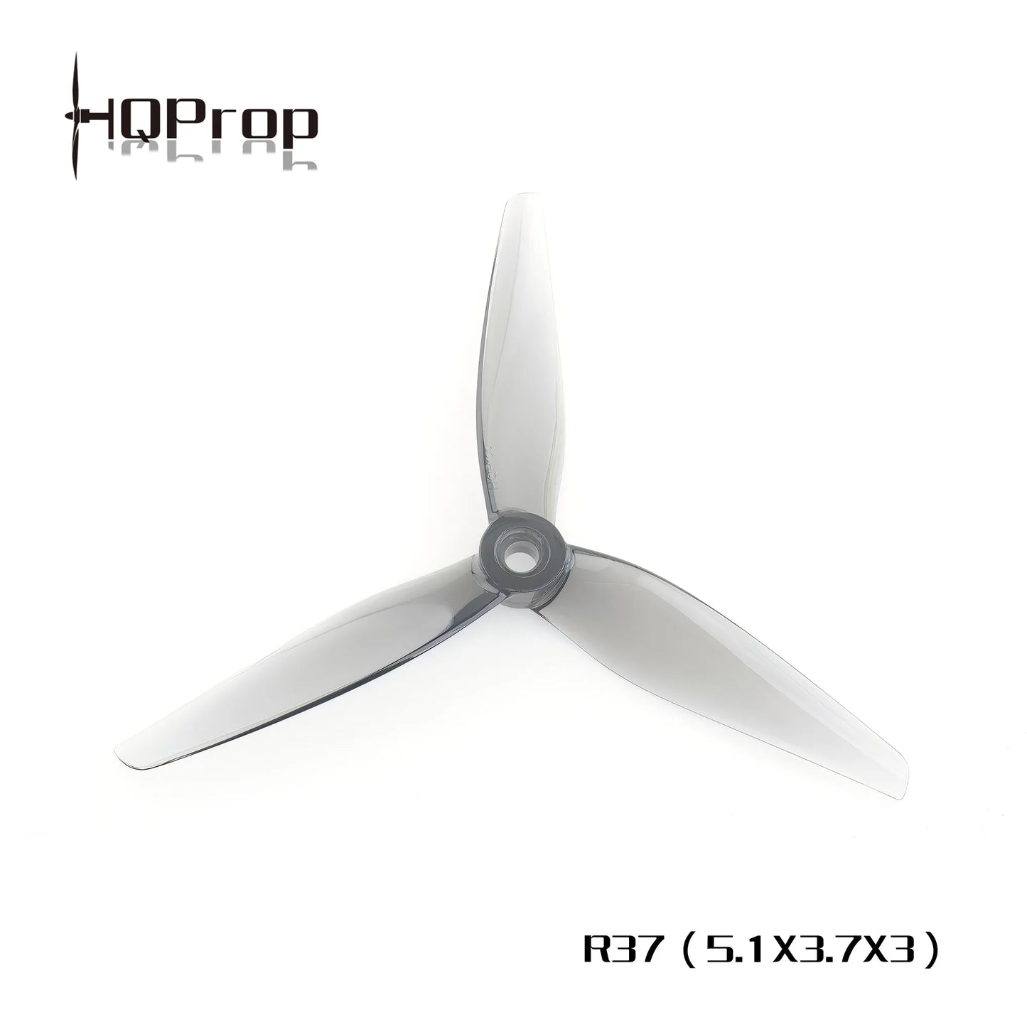 HQ Racing Prop R37 - Grey (5.1X3.7X3) (2CW+2CCW)-Poly Carbonate