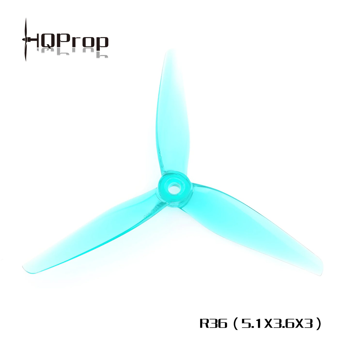 HQ Racing Prop R36 - Light Teal (5.1X3.6X3) (2CW+2CCW)-Poly Carbonate