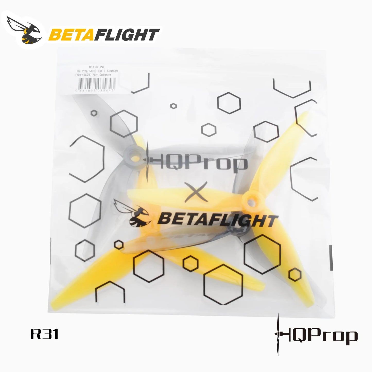 HQ Racing Prop R31 - Betaflight (5.1X3.1X3) (2CW+2CCW)-Poly Carbonate