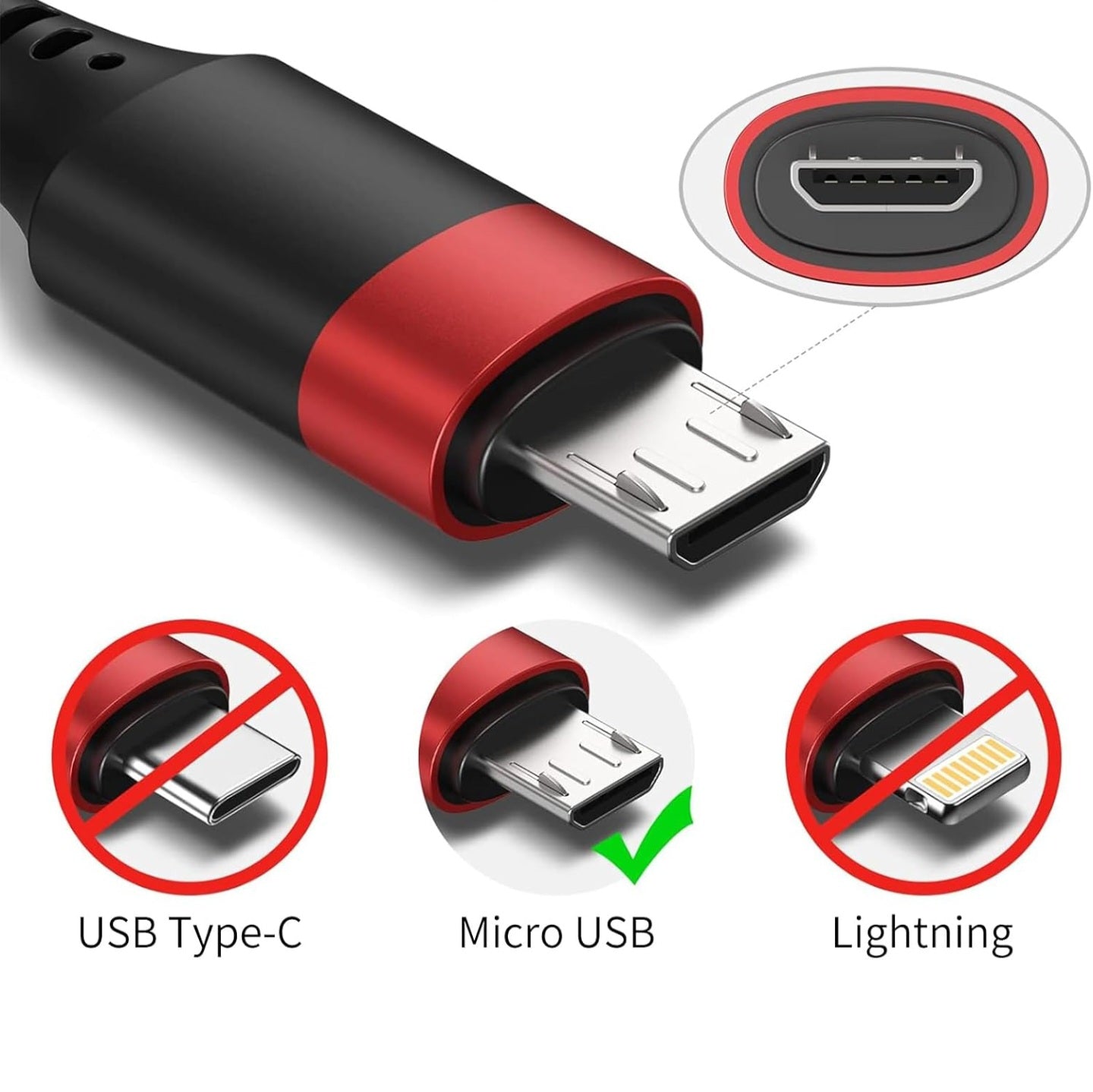 Compact Data Cable / USB-A to Micro-USB