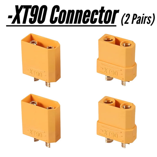 XT90 Male+Female Connector Set (2 Male + 2 Female) (4pcs)
