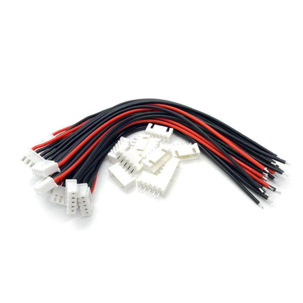 Balance Lead JST-XH Connector Pigtail Male+Female Plug (10 pairs) - Choose Type