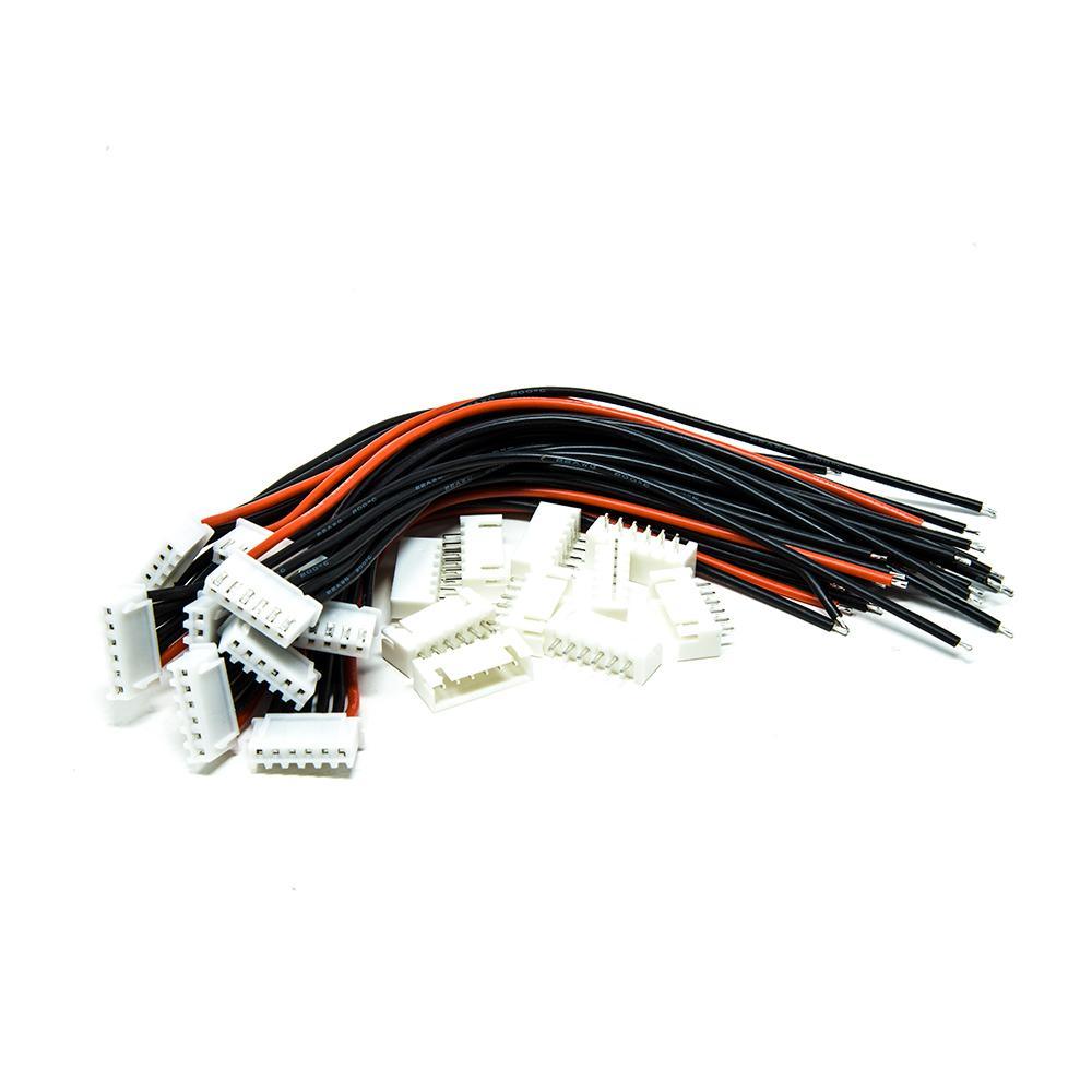 Balance Lead JST-XH Connector Pigtail Male+Female Plug (10 pairs) - Choose Type