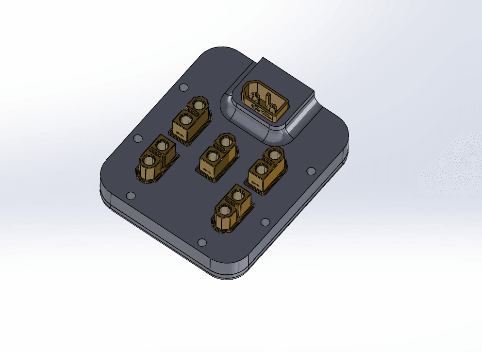 FlyAwayPDB XT60 LED Racing Gate Power Distribution Hub - Choose Options