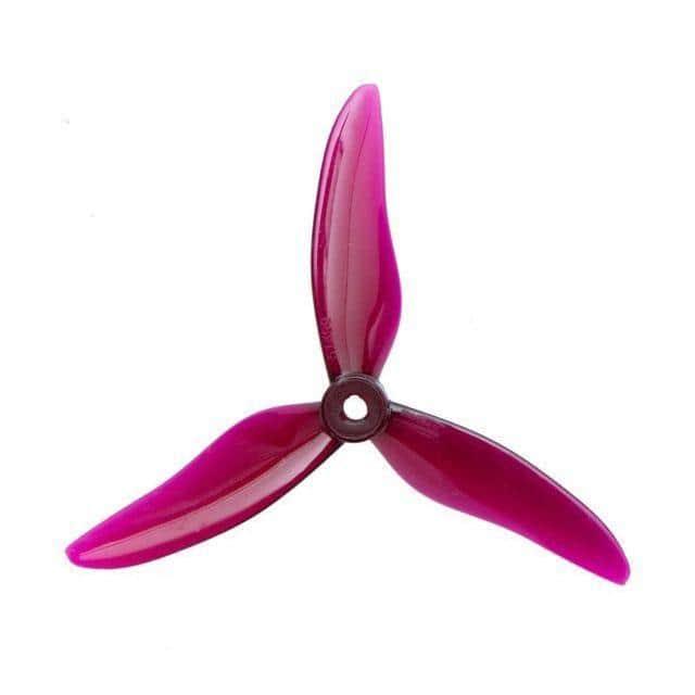 Gemfan Hurricane 51499 5142-3 / 5.1" Tri-Blade FPV Drone Props (4 Pack) - Choose Color