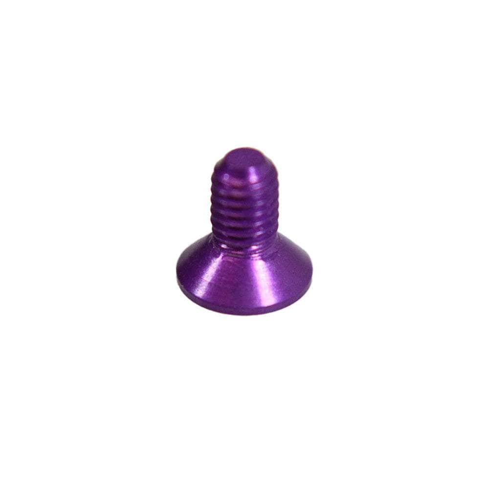 M3 7075 Aluminum Bolt, Hex, Countersunk (5pc) - Choose Size / Color