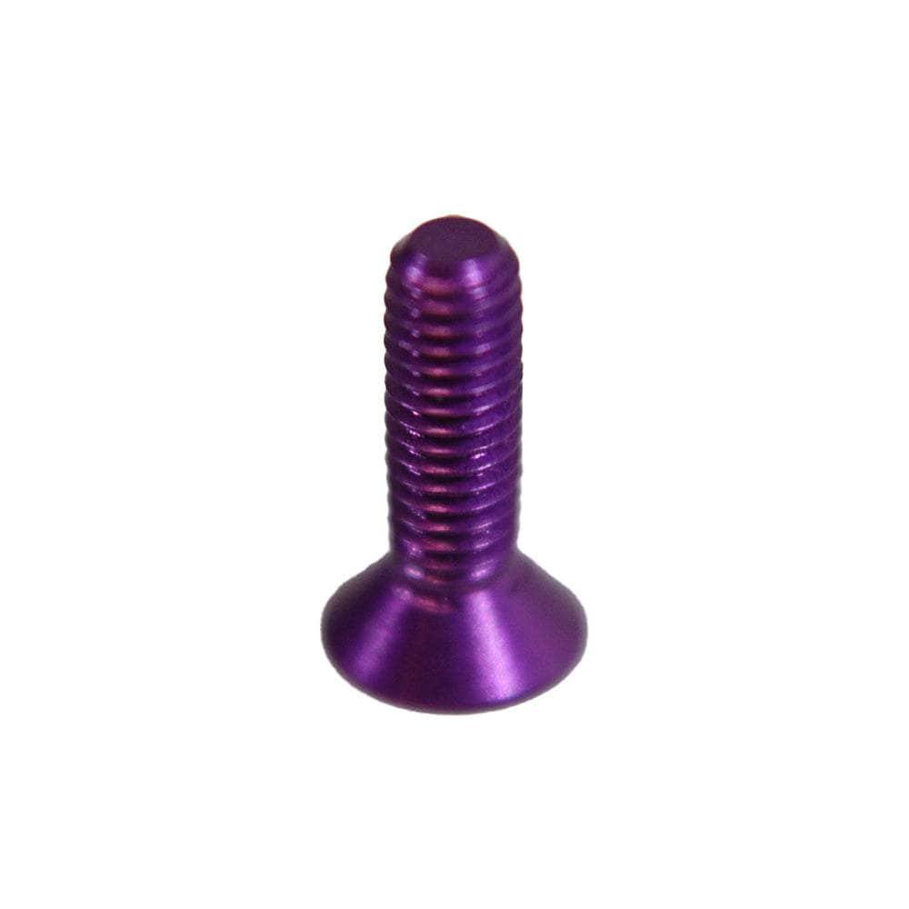 M3 7075 Aluminum Bolt, Hex, Countersunk (5pc) - Choose Size / Color