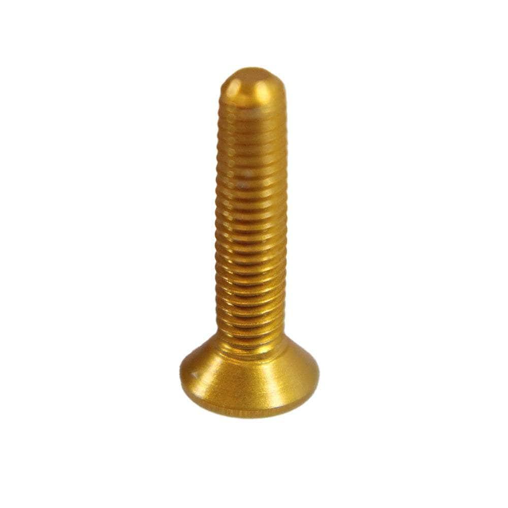 M3 7075 Aluminum Bolt, Hex, Countersunk (5pc) - Choose Size / Color
