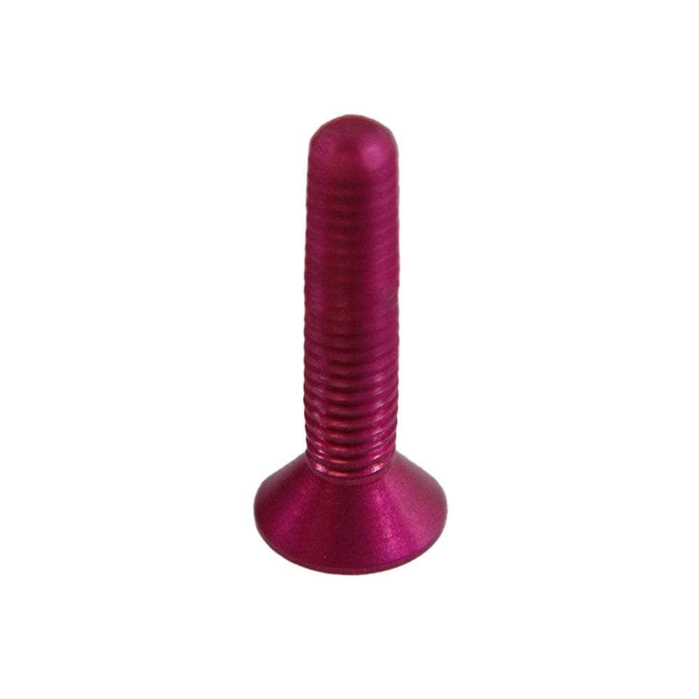 M3 7075 Aluminum Bolt, Hex, Countersunk (5pc) - Choose Size / Color
