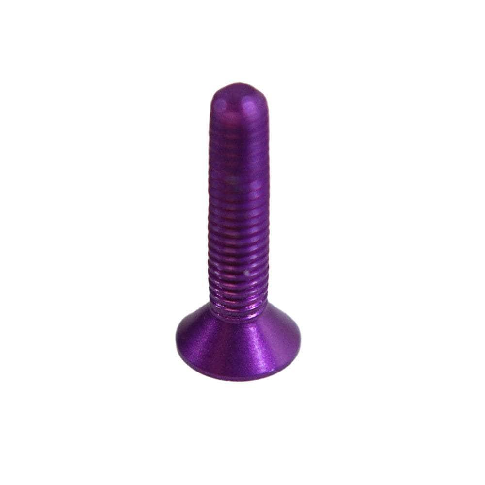 M3 7075 Aluminum Bolt, Hex, Countersunk (5pc) - Choose Size / Color