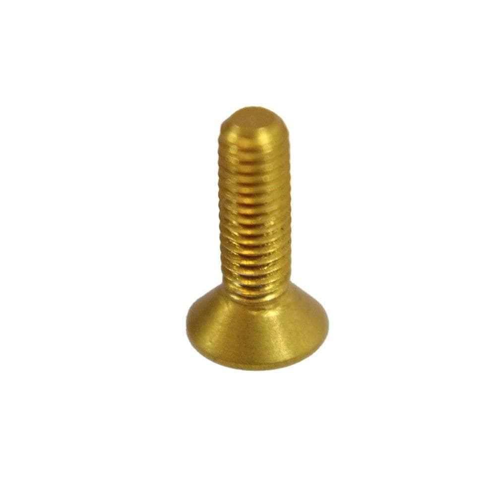 M3 7075 Aluminum Bolt, Hex, Countersunk (5pc) - Choose Size / Color