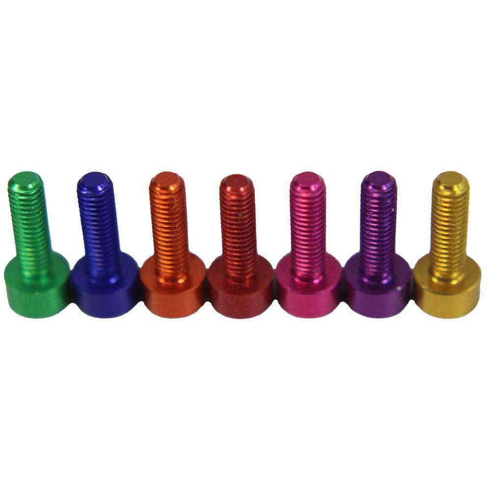 M3 Aluminum Bolt, Hex, Socket Cap Head (5pc) - Choose Length / Color