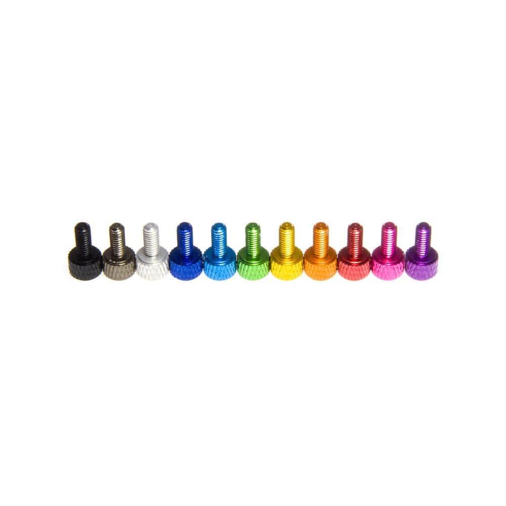 M3 Stack Standoff, Knurled (5pcs) - Choose Size, Color