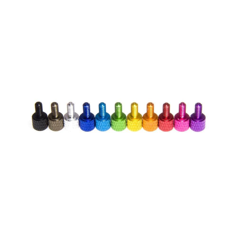 M3 Stack Standoff, Knurled (5pcs) - Choose Size, Color