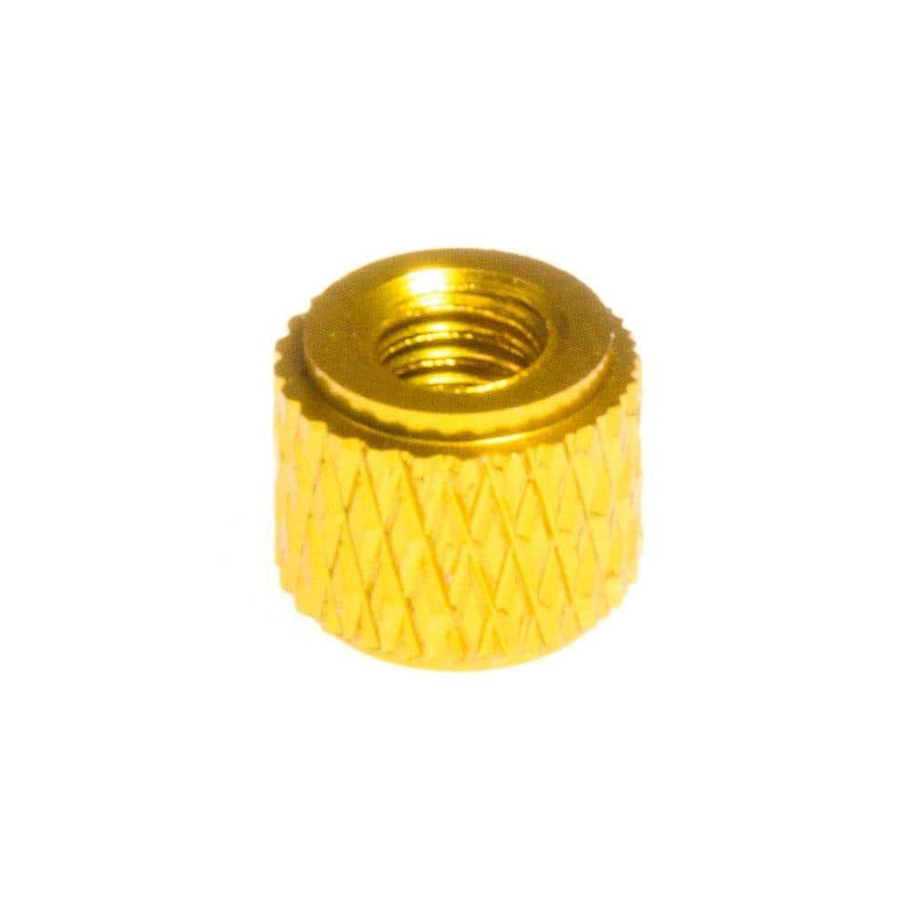 M3 Standoff, Knurled Aluminum, Small Step (5 pcs) - Choose Size, Color