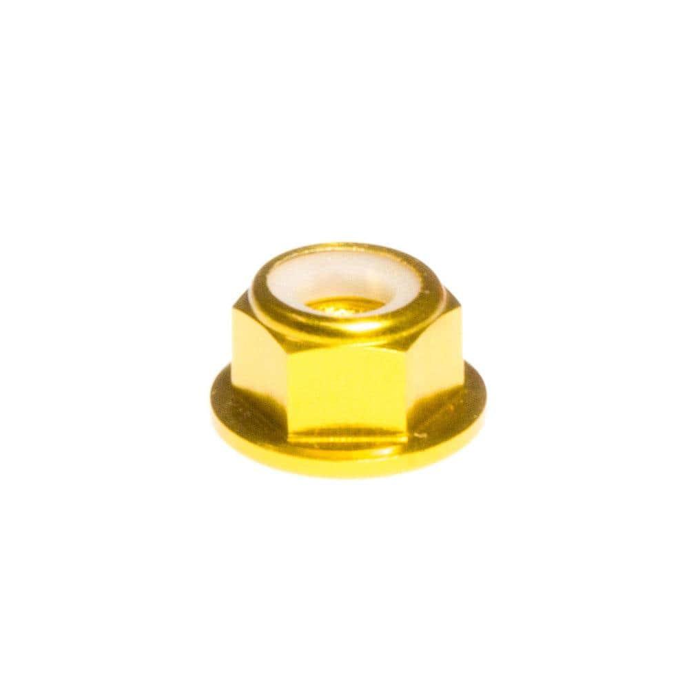 M5 Anodized Motor Prop Nut, Nylock, Flanged (5pcs) - Choose Color