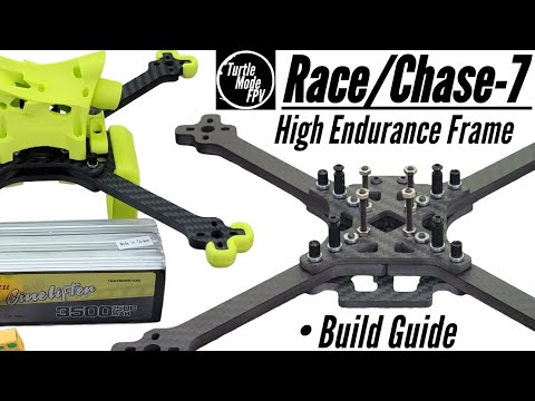Race/Chase-7 - 7" High Endurance Frame, by TurtleModeFPV - (No 3D Prints)