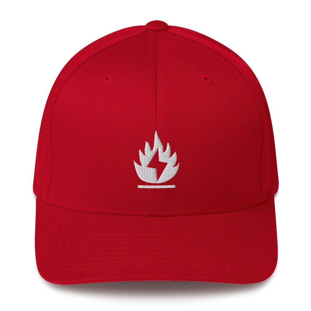 WREKD® Quad Gas "Fire Bolt" Structured Twill Cap by WREKD Co.
