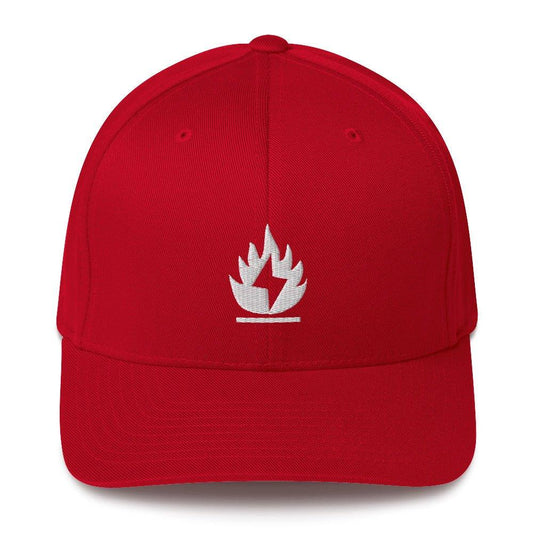 WREKD® Quad Gas "Fire Bolt" Structured Twill Cap by WREKD Co.