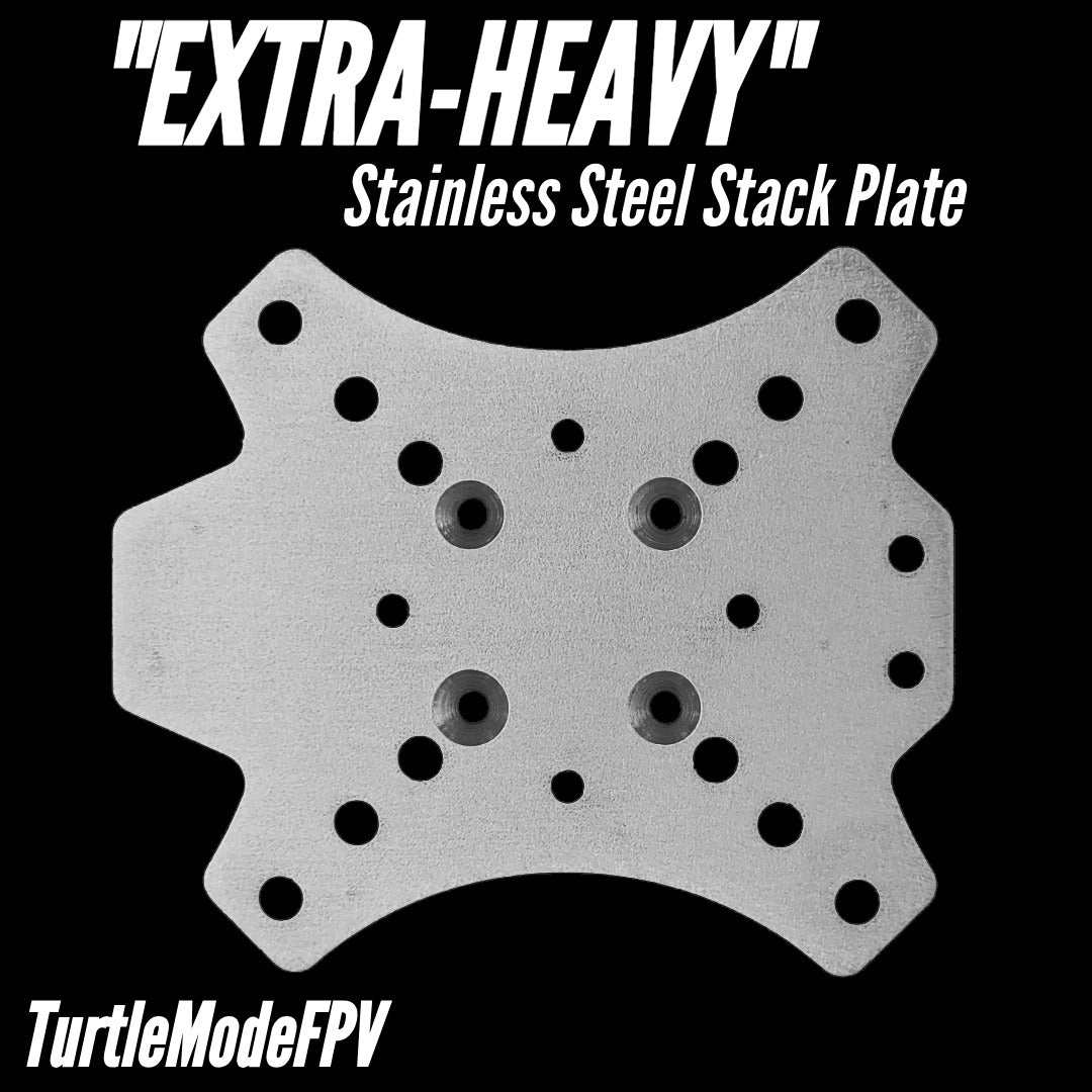 "EXTRA HEAVY" Stainless StackPlate for HeavyMetal / HeavyMetal PRO Frames