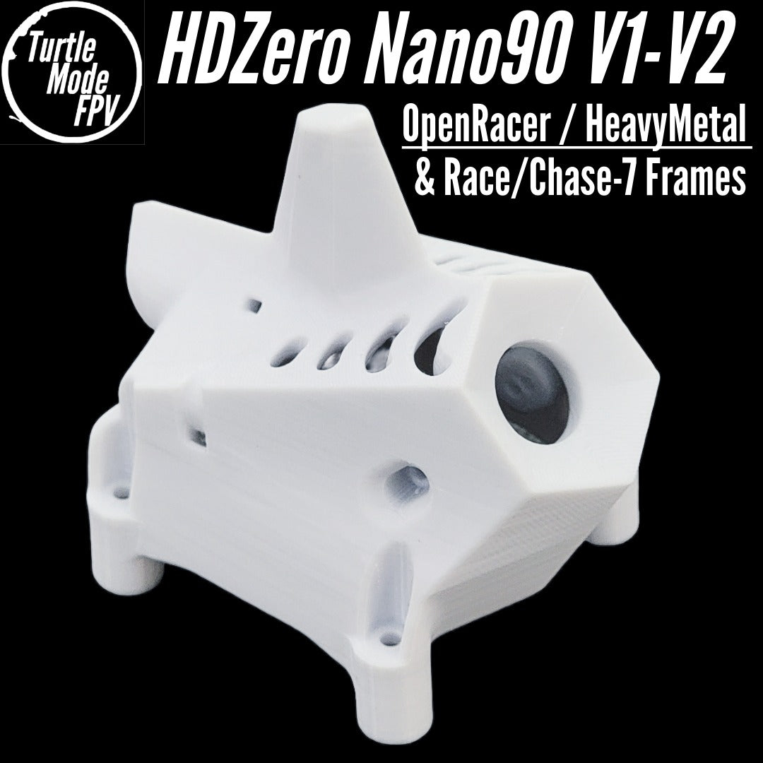 HDZero Nano90 Pods for OpenRacer, HeavyMetal & Race/Chase-7 Frames - (Choose Options)