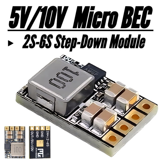 Micro BEC 2S-6S to 5V/10V step-down regulator