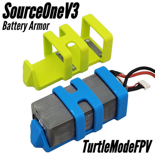 TMFPV SourceOneV3 Top Mount BatteryArmor 2200mAh - (Choose Color)