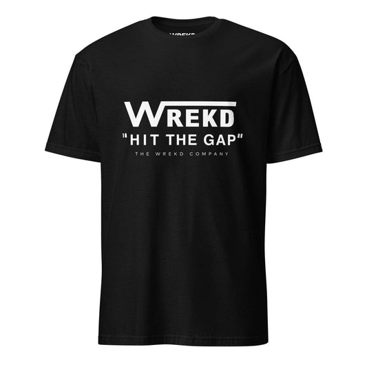 WREKD Hit The Gap Parody Logo Tee