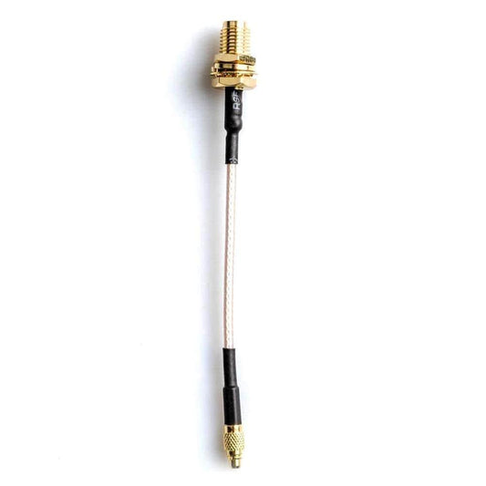 Straight MMCX to SMA Adapter - Clear - Choose Length